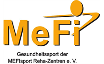 Logo von MeFi Gesundheitssport der MEFIsport Reha-Zentren e.V.