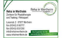 Logo von Reha in Wertheim Zentrum für Physiotherapie und Training
